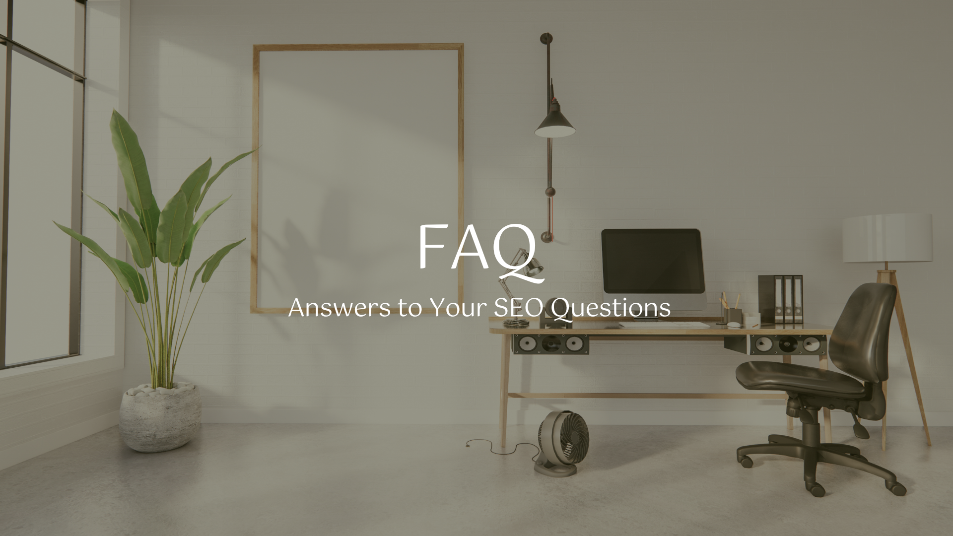 Know You Answer to SEO Optimisation, FAQ banner